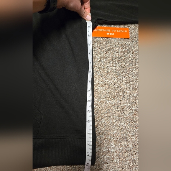 Adrienne Vittadini black zip up - Picture 8 of 9